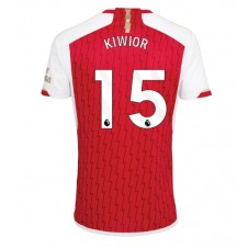 Arsenal Jakub Kiwior #15 Hemmatröja 2023-24 Korta ärmar